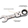 Dynamic Tools 19mm Stubby Flex Head Ratcheting Wrench D076319